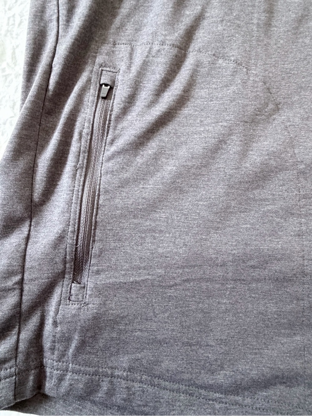 Fresh Clean Threads Dark Gray Lightweight Hooded Pullover Sweatshirt - Picture 3 of 8